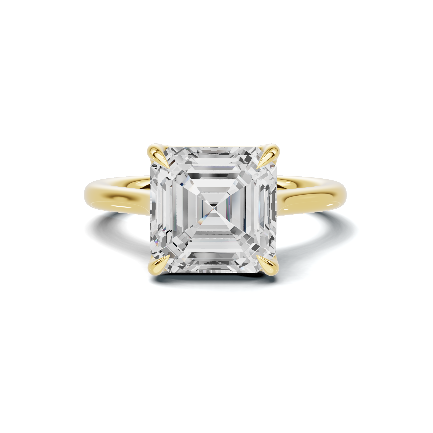 Minimalist Solitaire Statement Ring