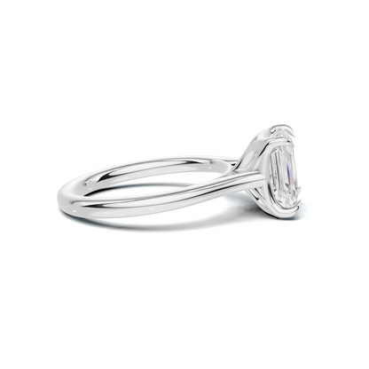 Minimalist Solitaire Statement Ring