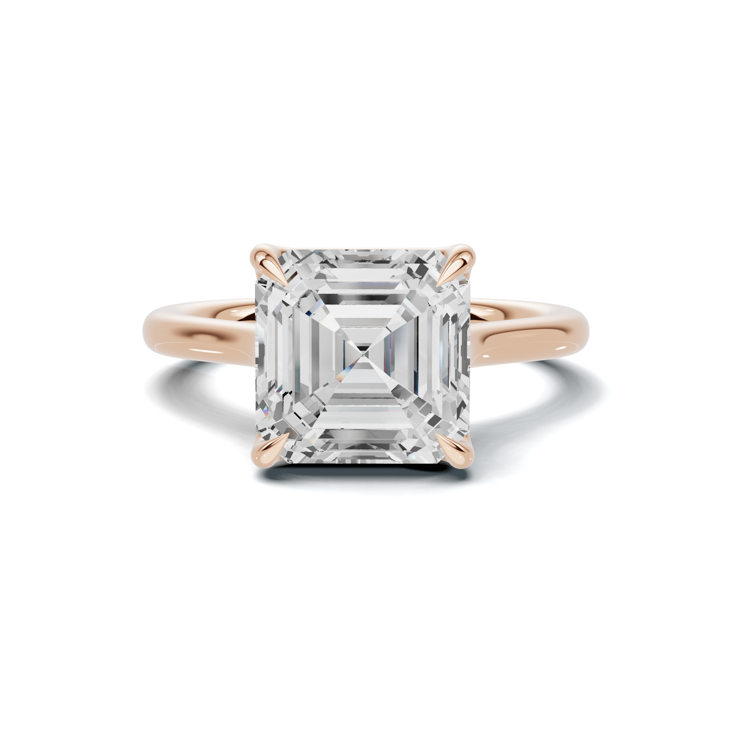 Minimalist Solitaire Statement Ring