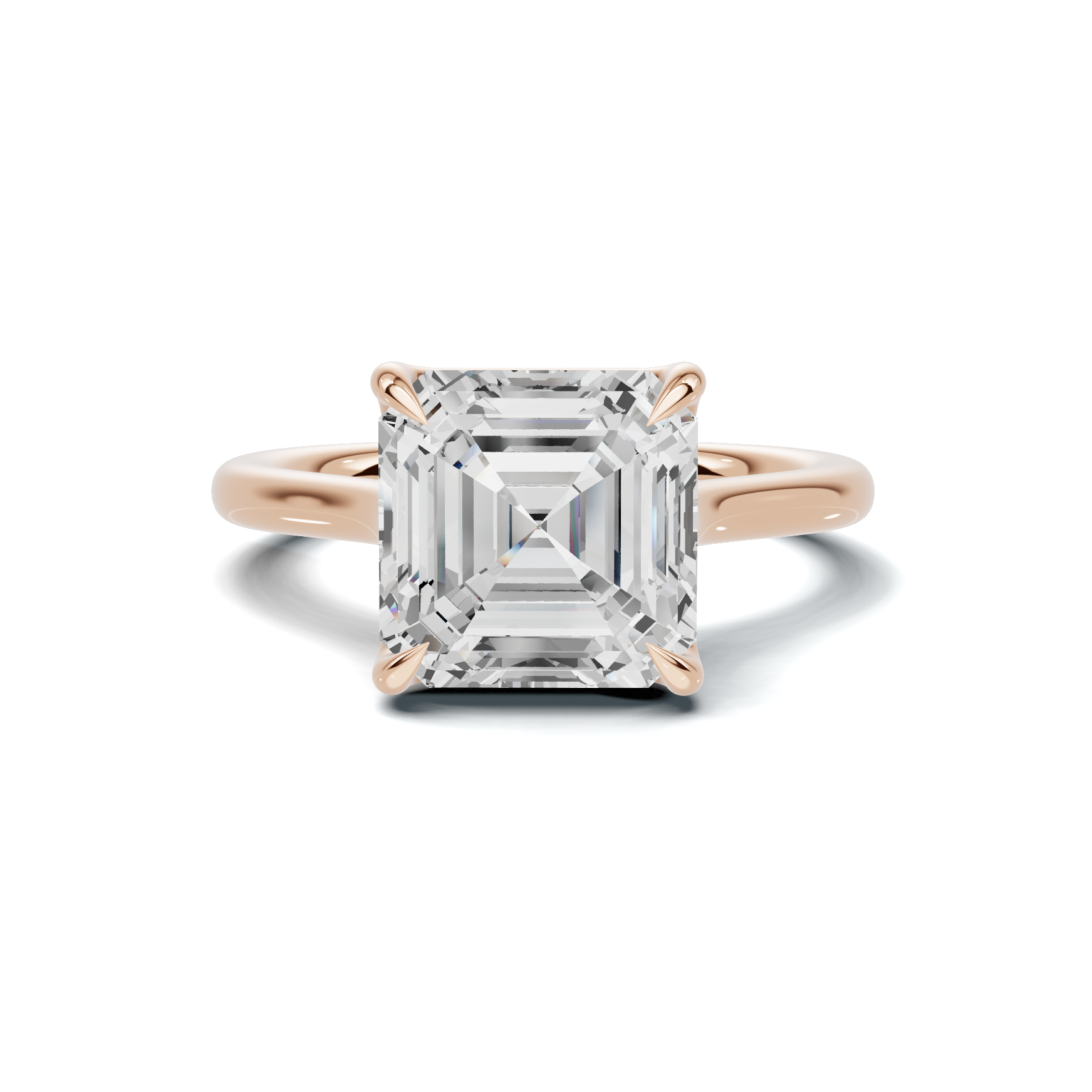 Minimalist Solitaire Statement Ring