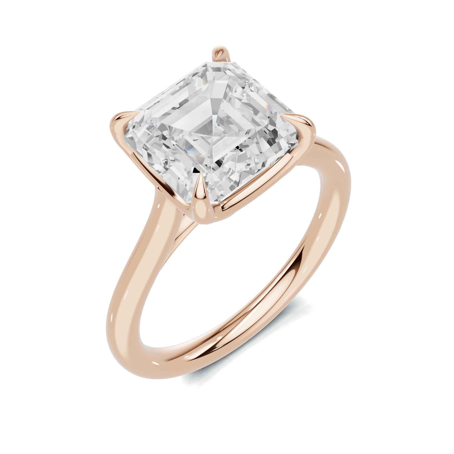 Minimalist Solitaire Statement Ring