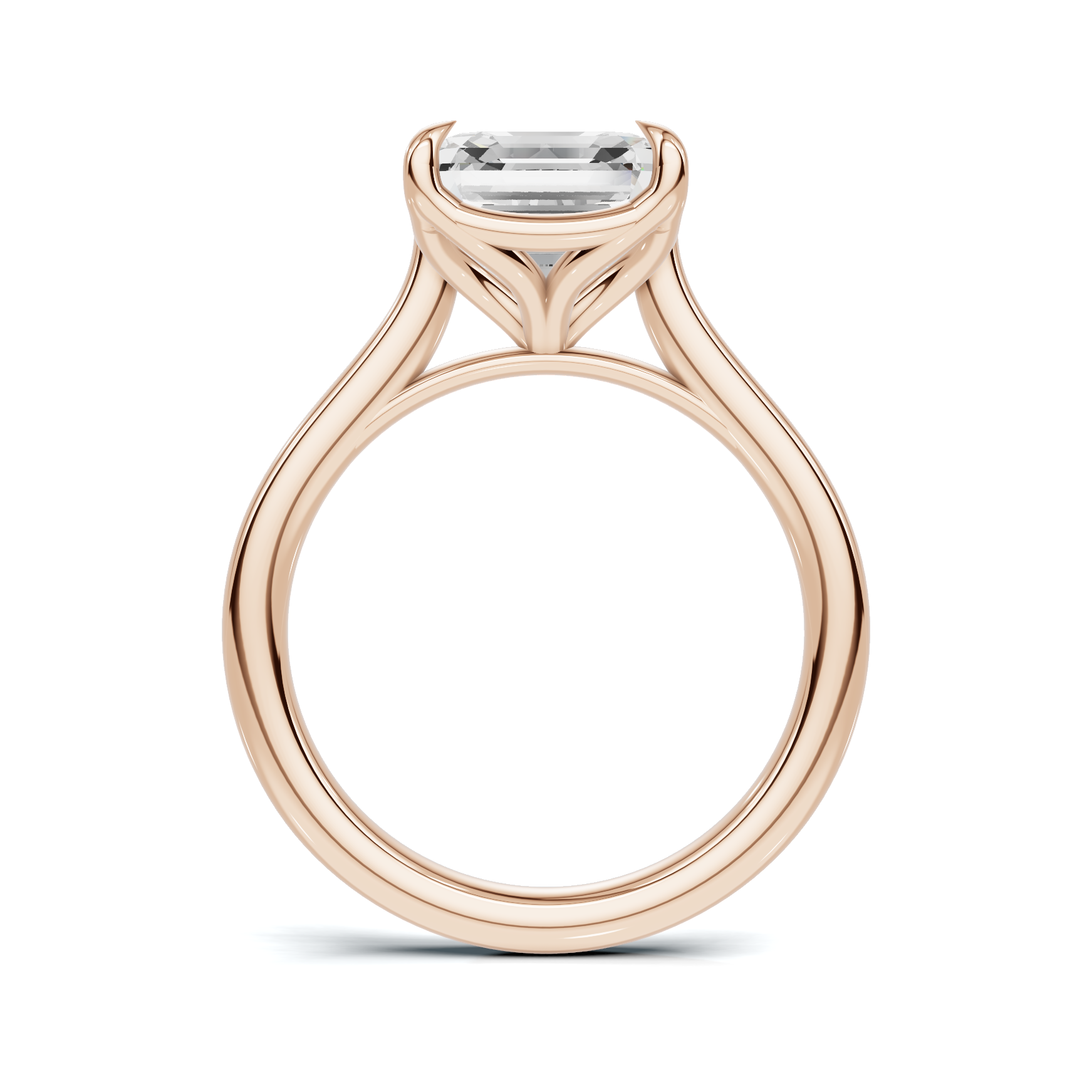 Minimalist Solitaire Statement Ring