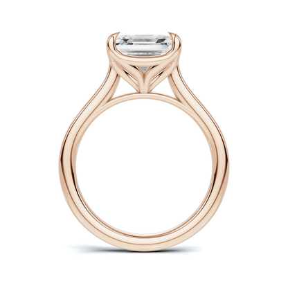 Minimalist Solitaire Statement Ring