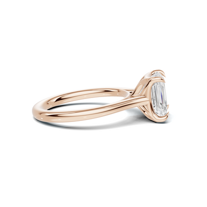 Minimalist Solitaire Statement Ring