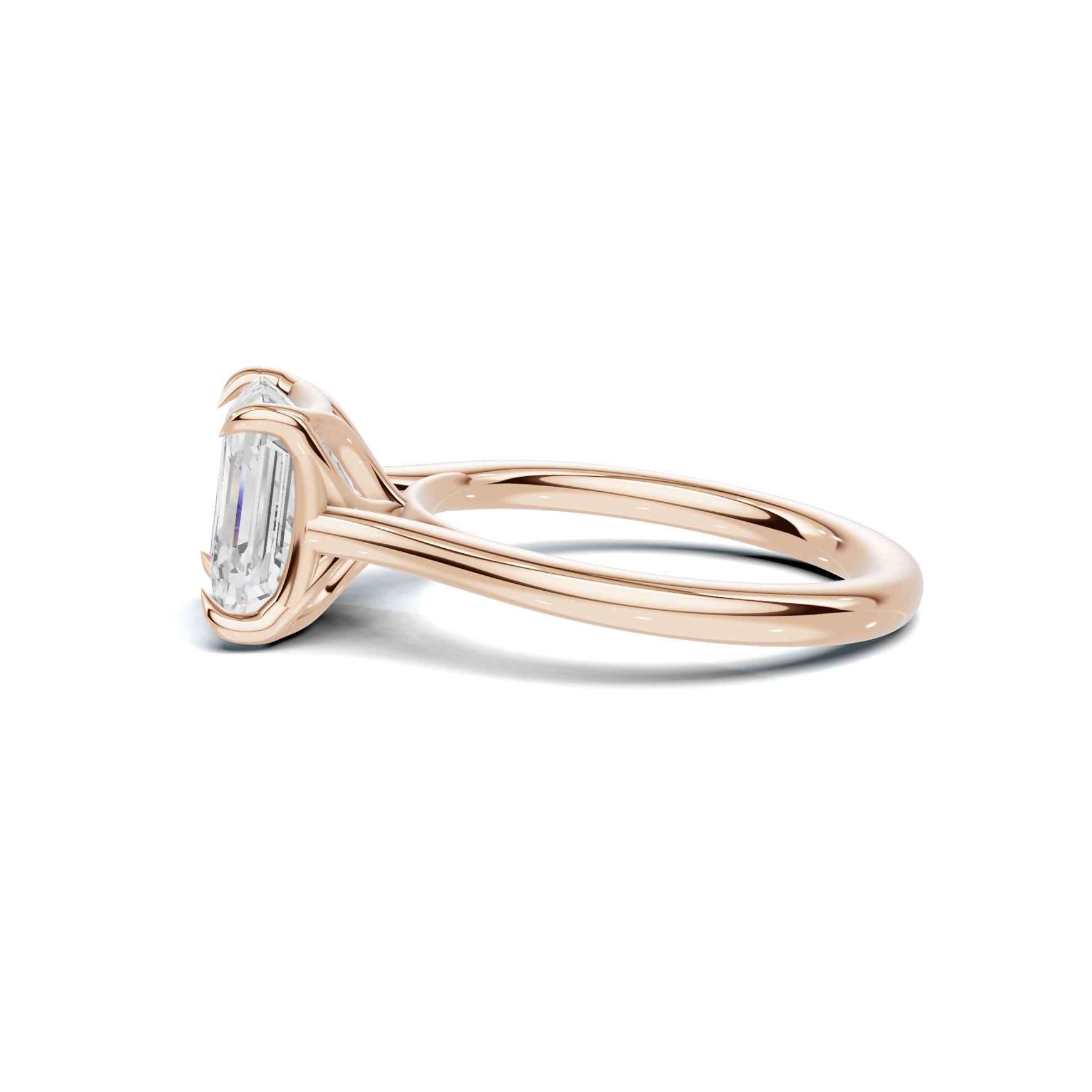 Minimalist Solitaire Statement Ring