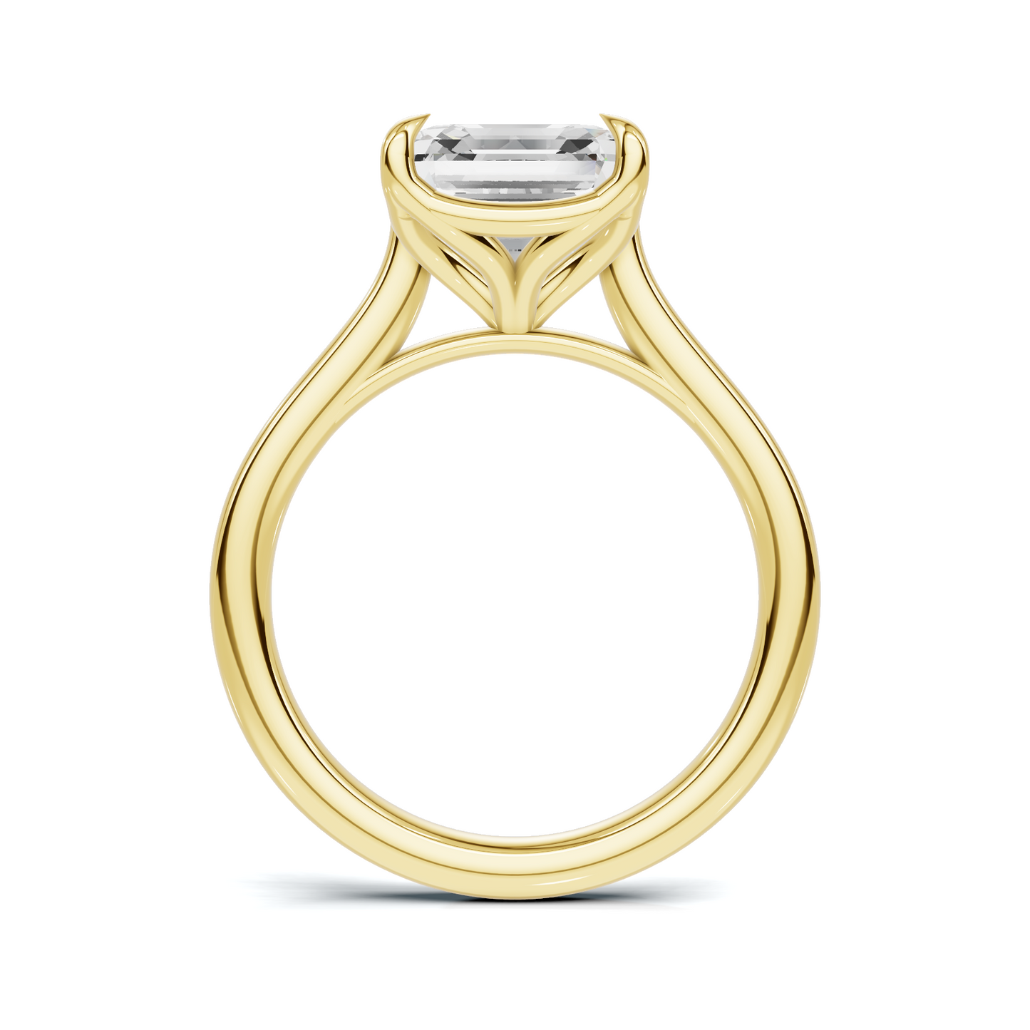 Minimalist Solitaire Statement Ring