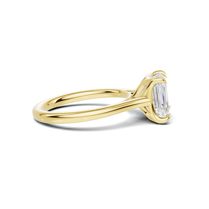 Minimalist Solitaire Statement Ring