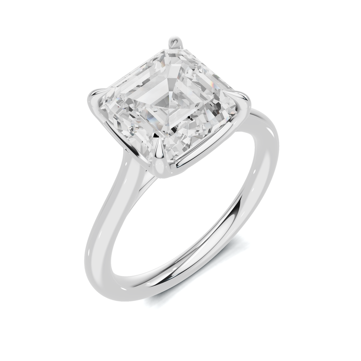 Minimalist Solitaire Statement Ring