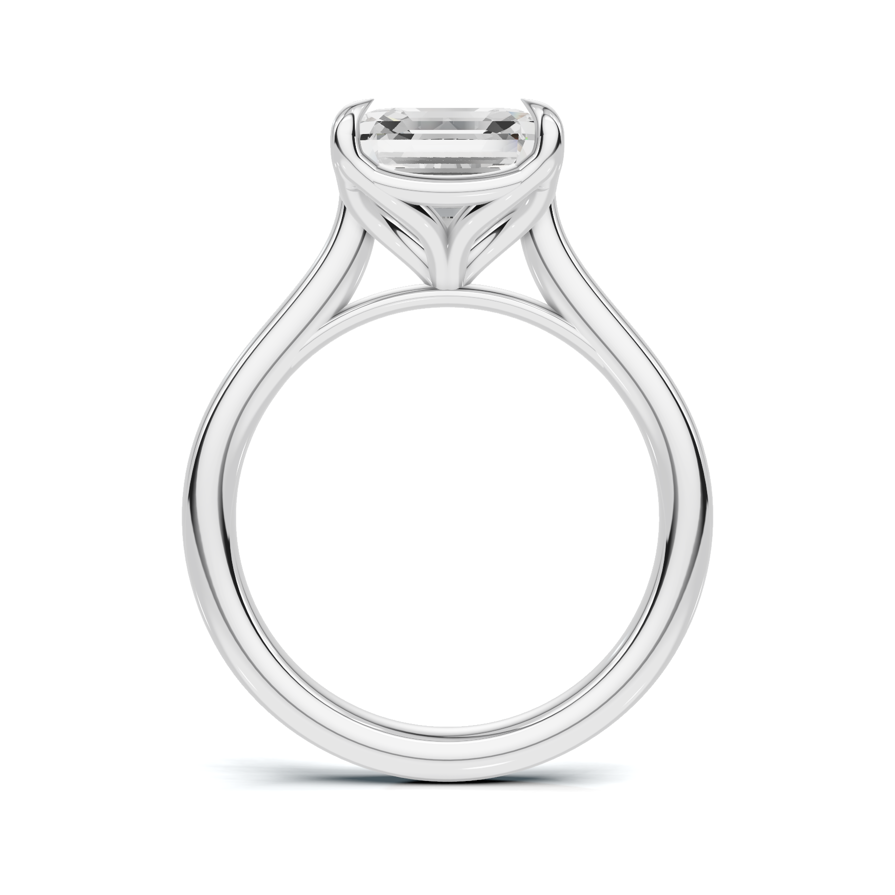 Minimalist Solitaire Statement Ring