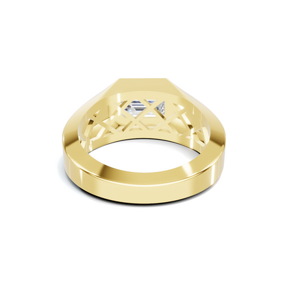 Modern Bezel Men S Ring