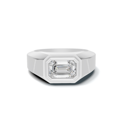 Modern Bezel Men S Ring