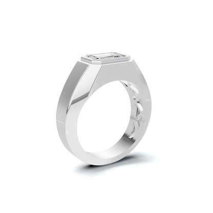Modern Bezel Men S Ring
