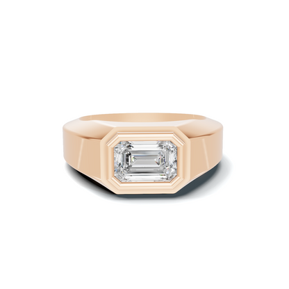 Modern Bezel Men S Ring