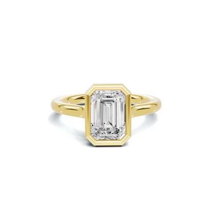 Modern Bezel Set Ring