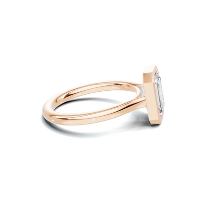 Modern Bezel Set Ring