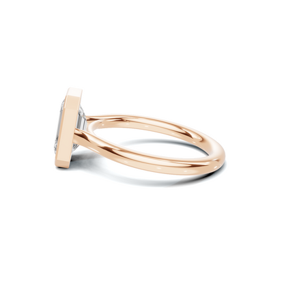 Modern Bezel Set Ring