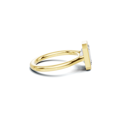 Modern Bezel Set Ring