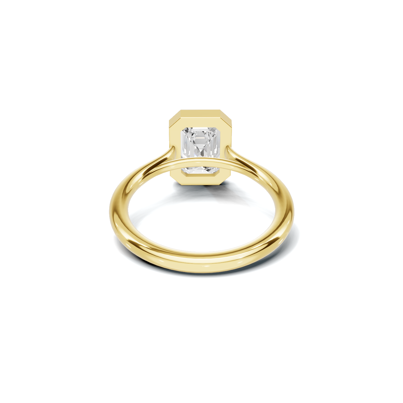 Modern Bezel Set Ring