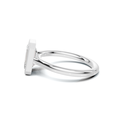 Modern Bezel Set Ring