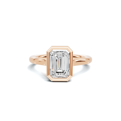 Modern Bezel Set Ring