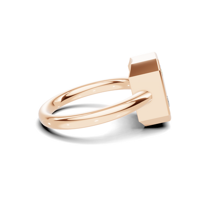 Modern Bezel Setting Ring