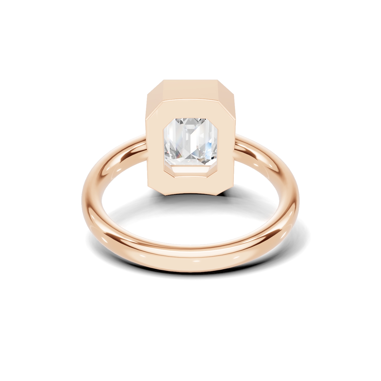 Modern Bezel Setting Ring