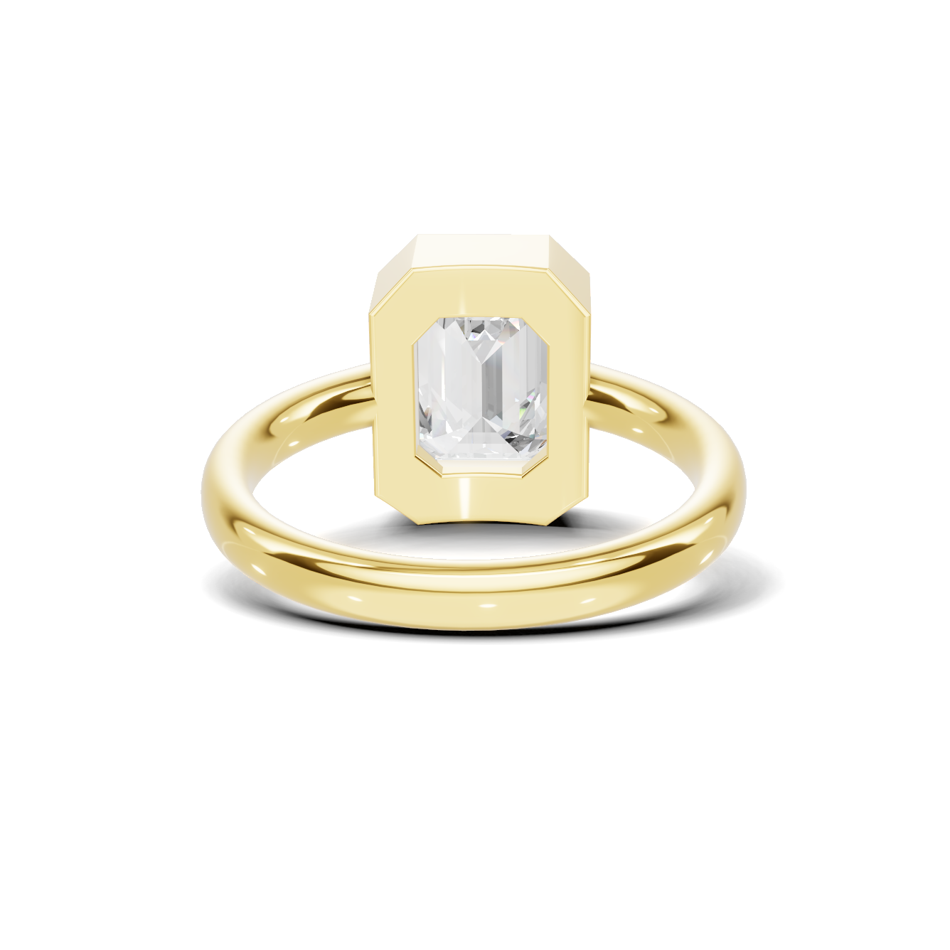 Modern Bezel Setting Ring