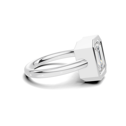 Modern Bezel Setting Ring