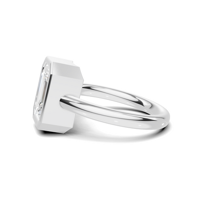 Modern Bezel Setting Ring