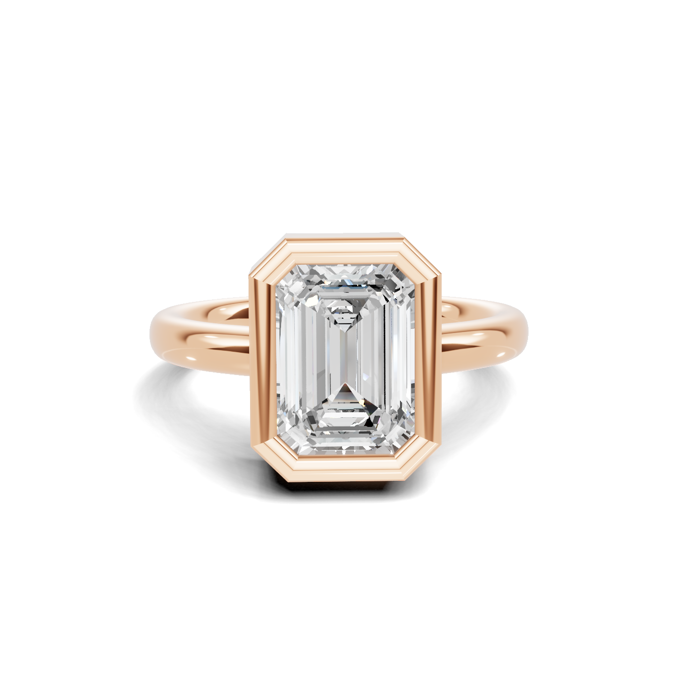 Modern Bezel Setting Ring