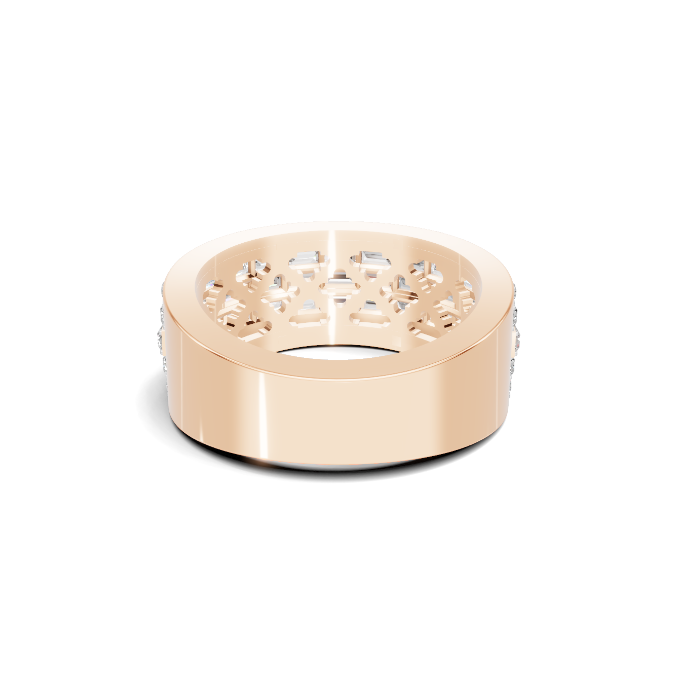 Multi Row Baguette Ring