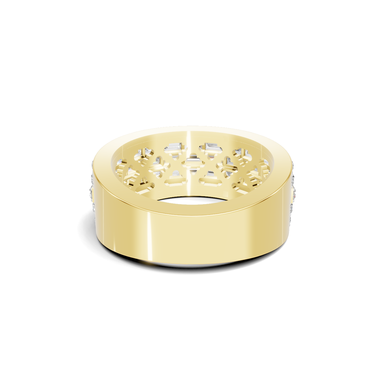 Multi Row Baguette Ring