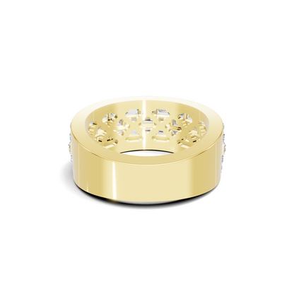 Multi Row Baguette Ring