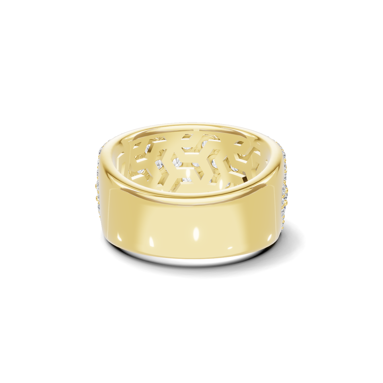 Multi Row Pave Ring