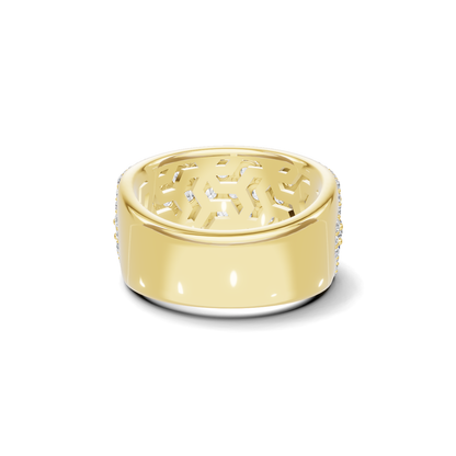 Multi Row Pave Ring