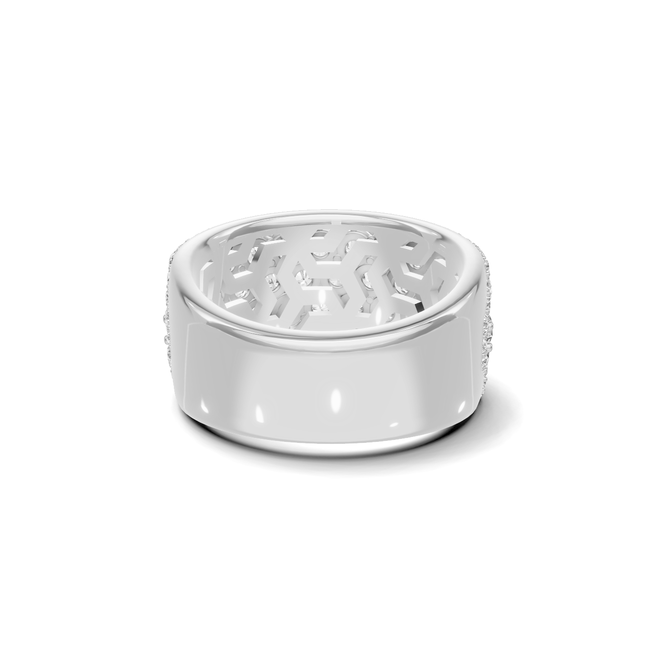 Multi Row Pave Ring