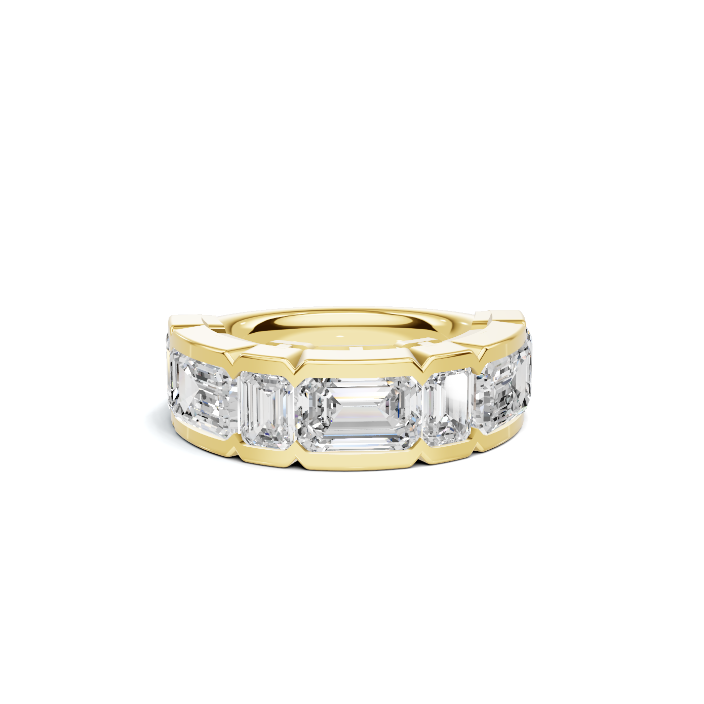 Multi Stone Band Ring