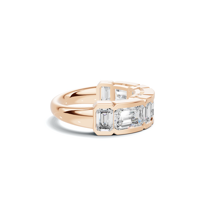 Multi Stone Band Ring