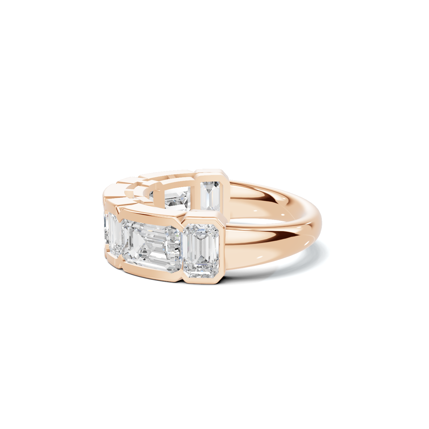 Multi Stone Band Ring