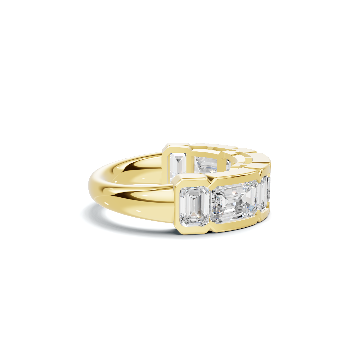 Multi Stone Band Ring