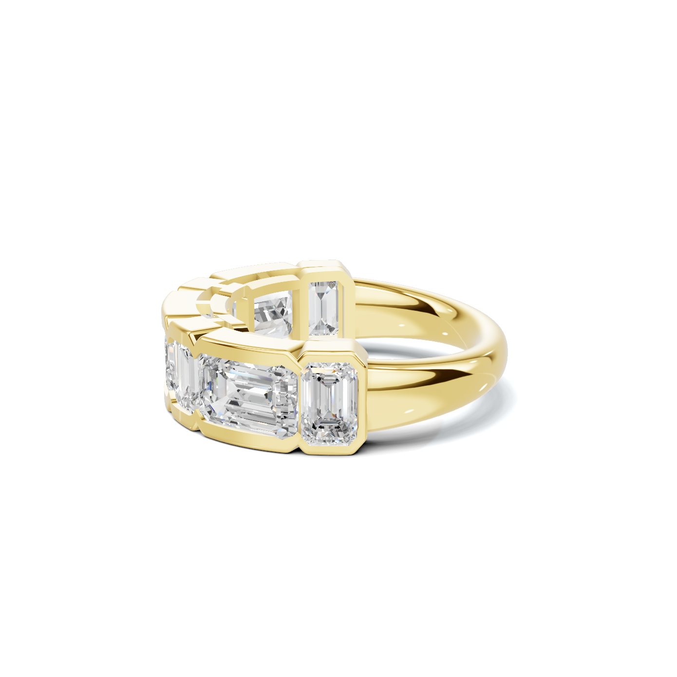 Multi Stone Band Ring