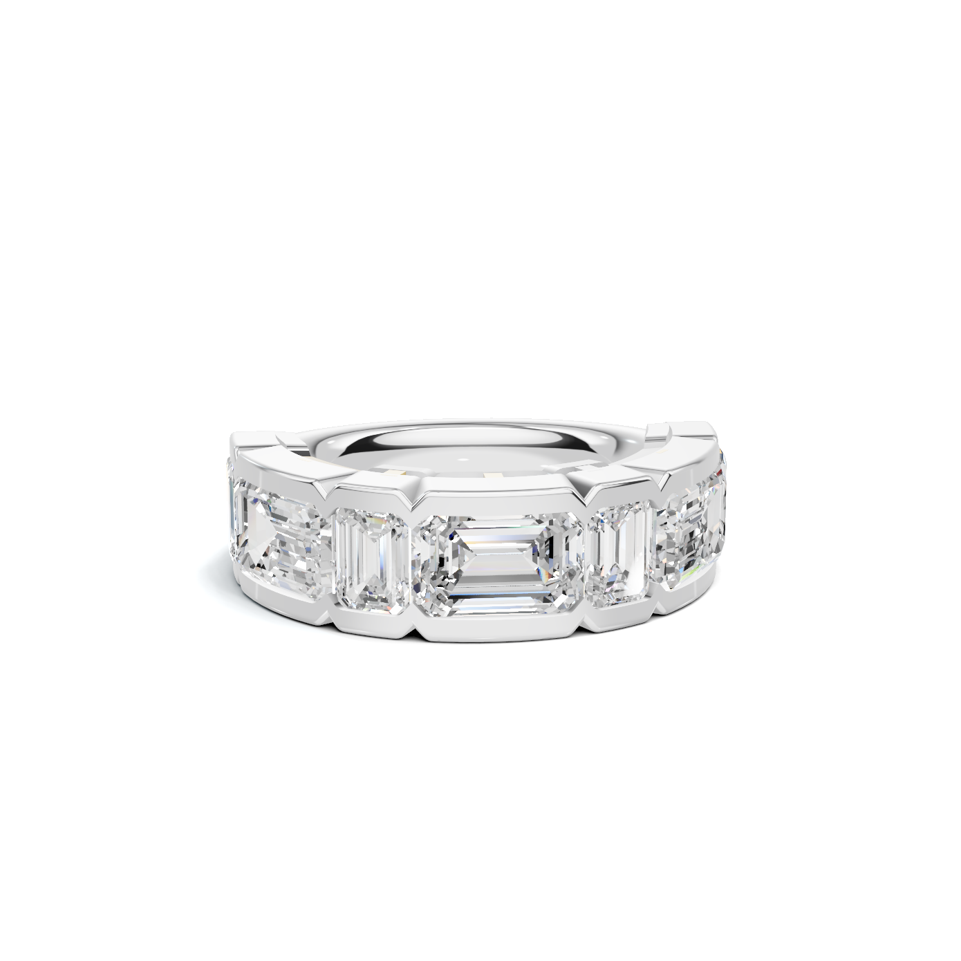 Multi Stone Band Ring