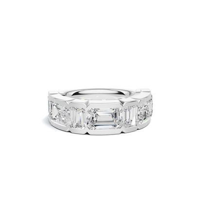 Multi Stone Band Ring