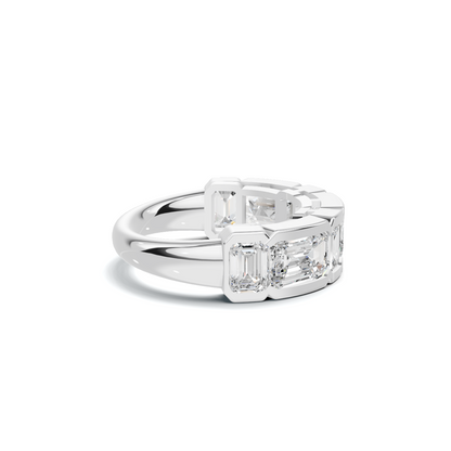 Multi Stone Band Ring
