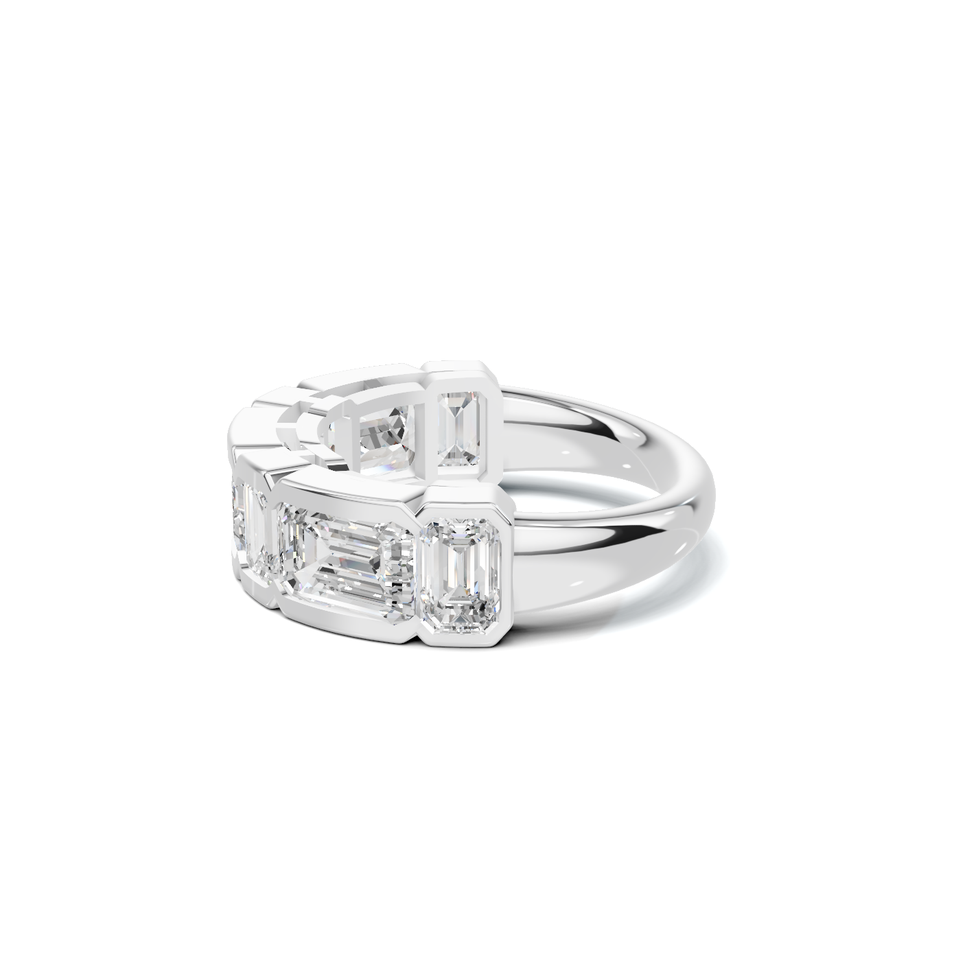 Multi Stone Band Ring