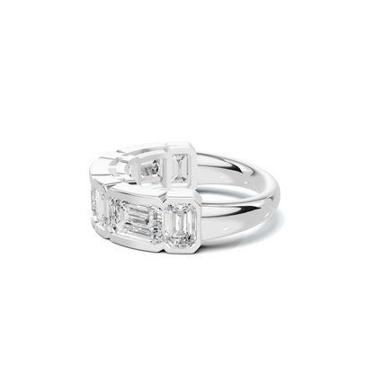 Multi Stone Band Ring