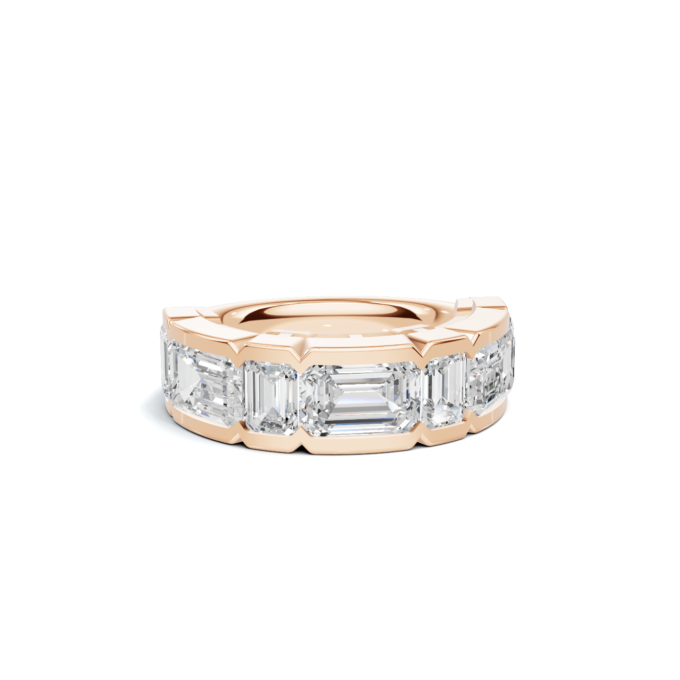 Multi Stone Band Ring