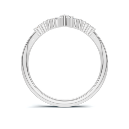 Multi Stone V Shape Ring