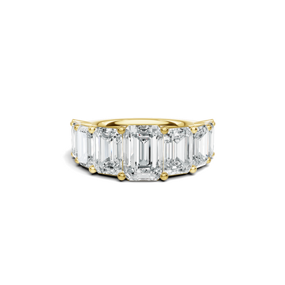 Nine Stone Anniversary Ring