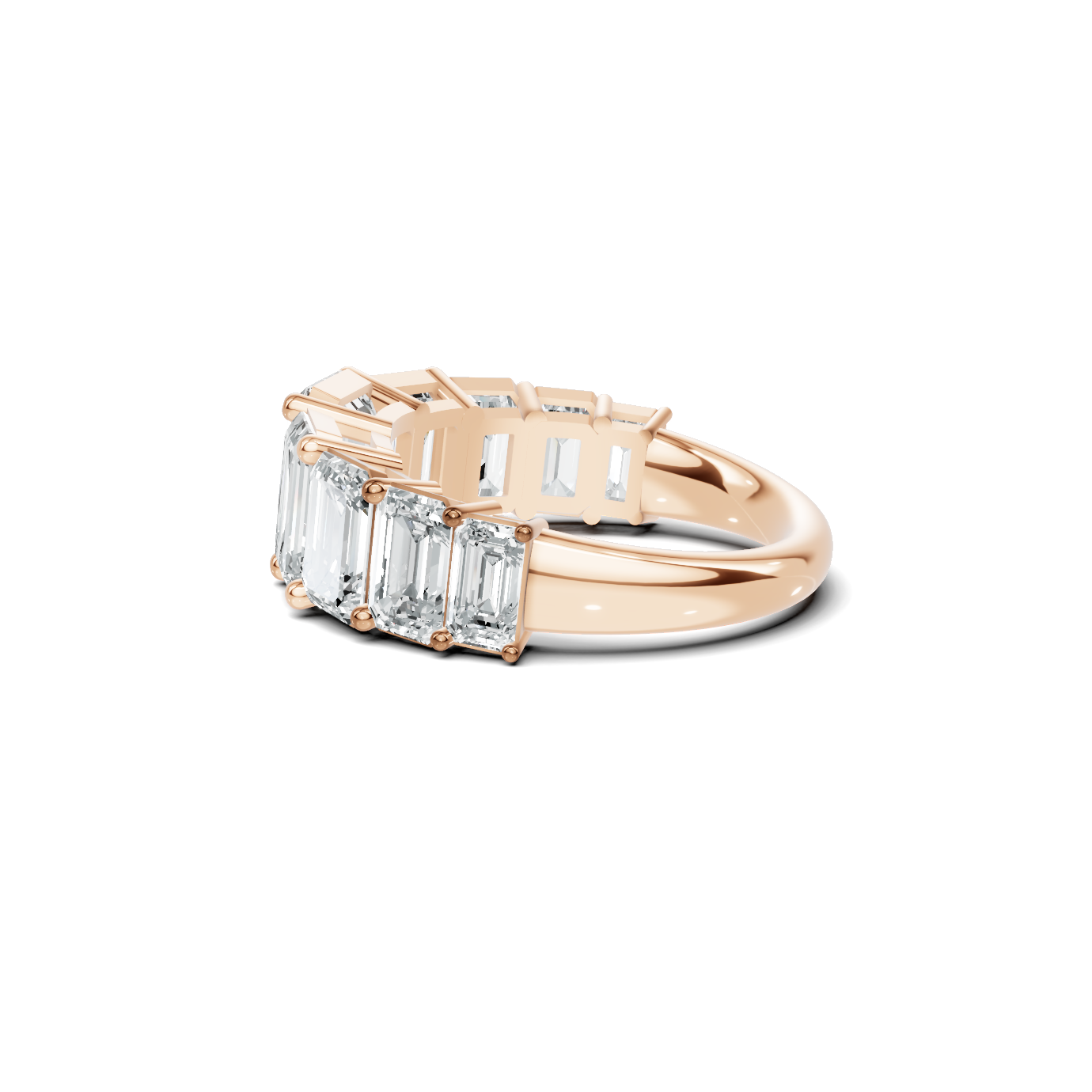 Nine Stone Anniversary Ring